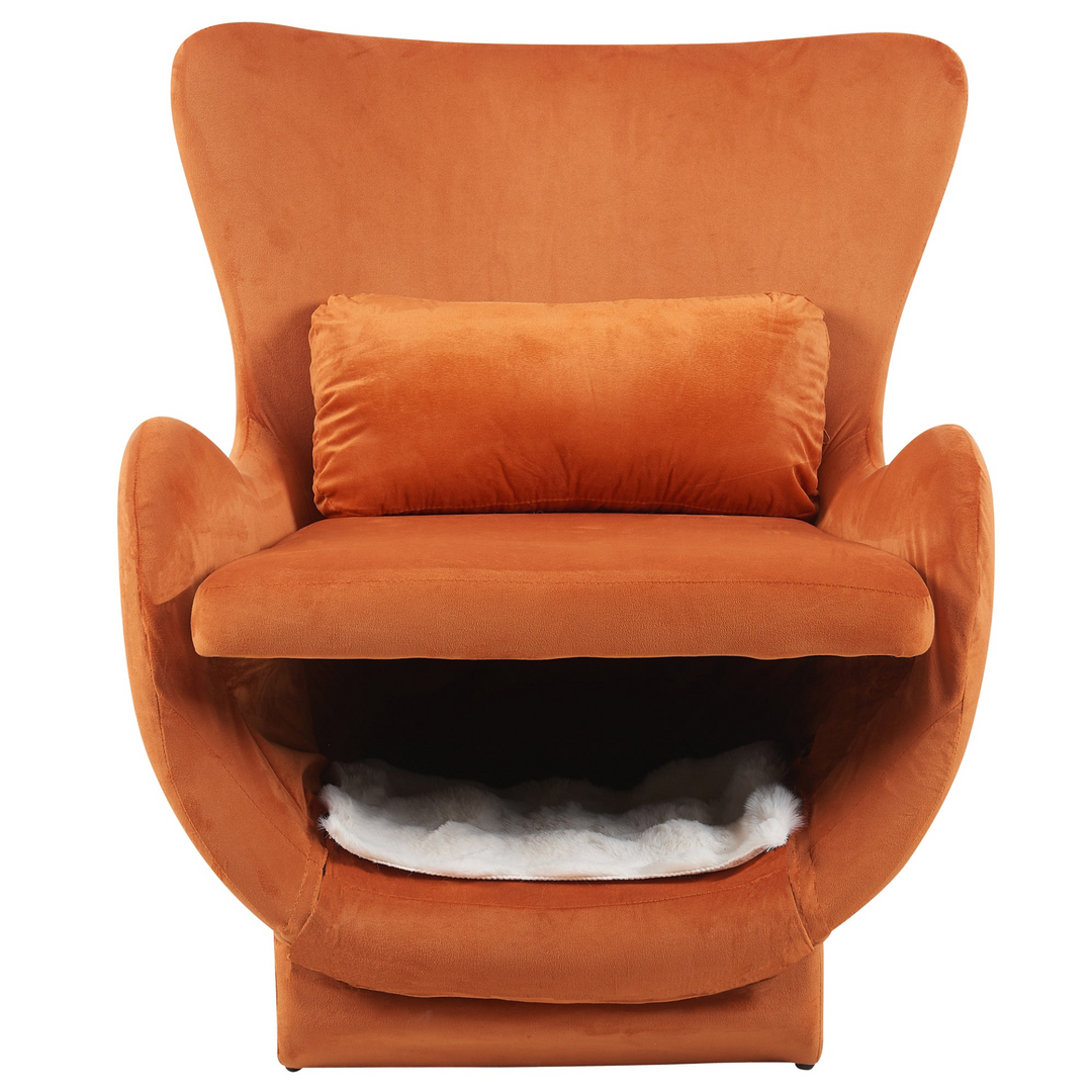 Buy farmhouse furniture Siena Verde Pet-Friendly Upholstered Contemporary Mediterranean Accent Chair - Modern Cottage Farmhouse Furniture