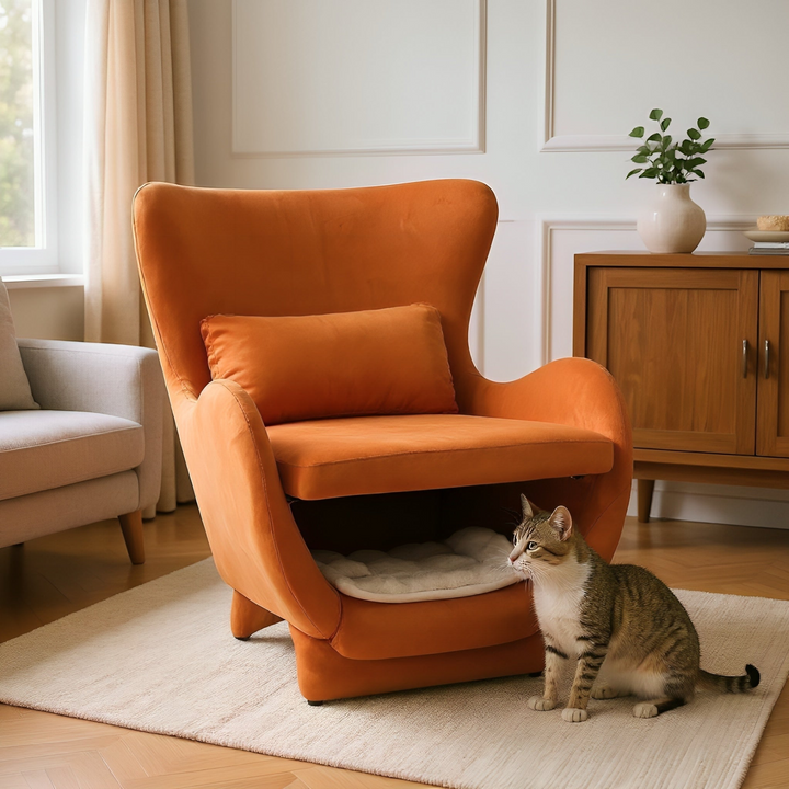 Buy farmhouse furniture Siena Verde Pet-Friendly Upholstered Contemporary Mediterranean Accent Chair - Modern Cottage Farmhouse Furniture