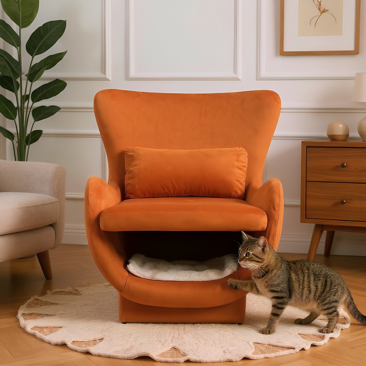 Buy farmhouse furniture Siena Verde Pet-Friendly Upholstered Contemporary Mediterranean Accent Chair - Modern Cottage Farmhouse Furniture
