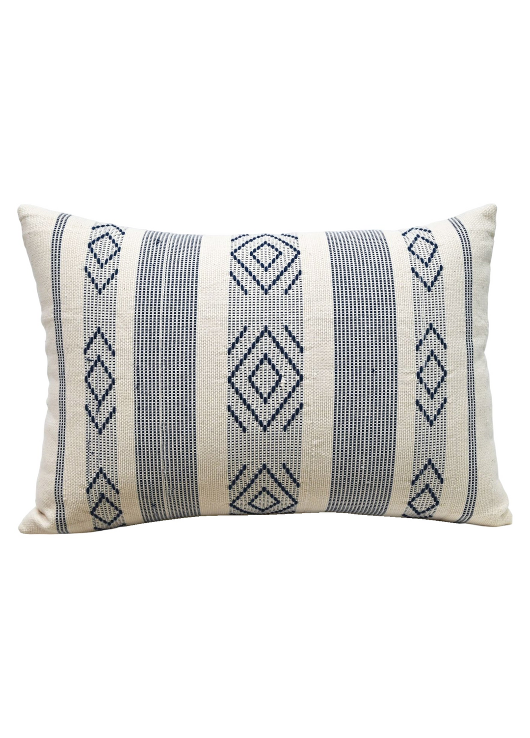 Boho Aesthetic Jacquard Woven Decorative Throw Pillow, 14''X 20" | Biophilic Design Airbnb Decor Furniture 