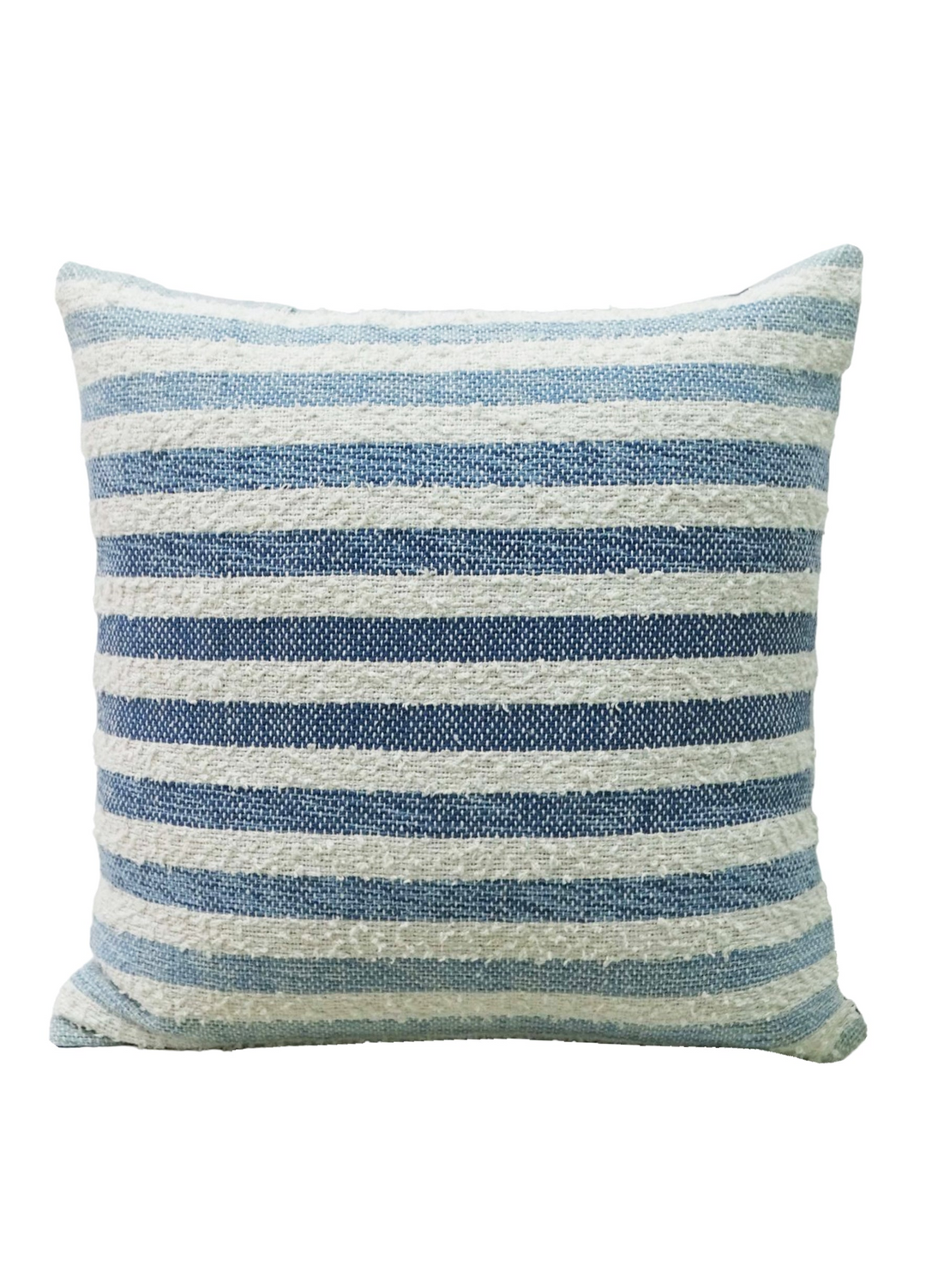 Boho Aesthetic Linden Street 100% Cotton Ombre Textured Stripe Pillow | Biophilic Design Airbnb Decor Furniture 