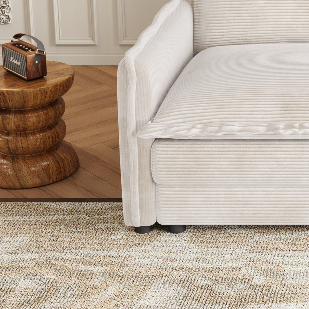 La Brisa Mediterranean Upholstery Cloud Modular Sectional - Mediterranean Tuscan Contemporary Home Decor Furniture