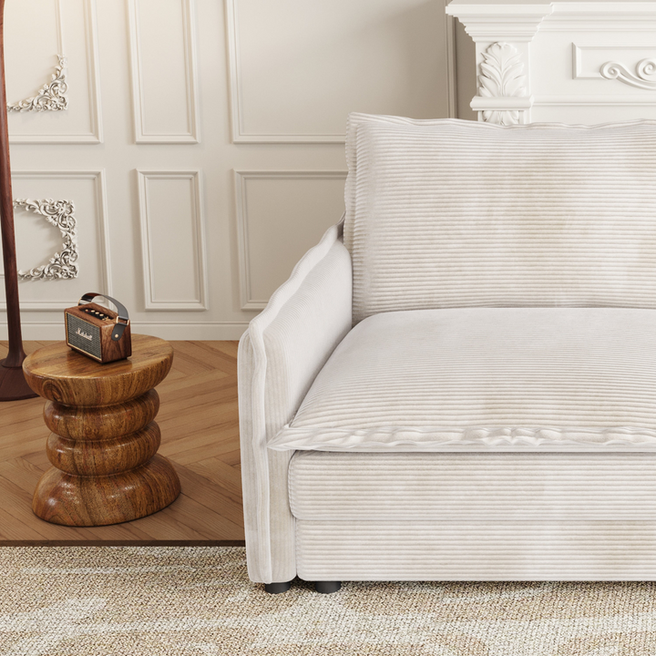 La Brisa Mediterranean Upholstery Cloud Modular Sectional - Mediterranean Tuscan Contemporary Home Decor Furniture