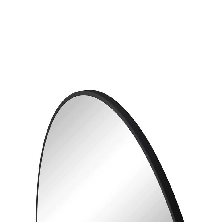 Buy farmhouse furniture Sleek Circular Italian Metal-Framed Wall Mirror - Round Vanity Dressing Mirror for Home Decor - Modern Cottage Farmhouse Furniture