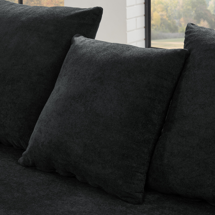 Buy farmhouse furniture Olive Green Mediterranean Tuscan Upholstered L-Shape Modular Compressed Sofa - Modern Cottage Farmhouse Furniture