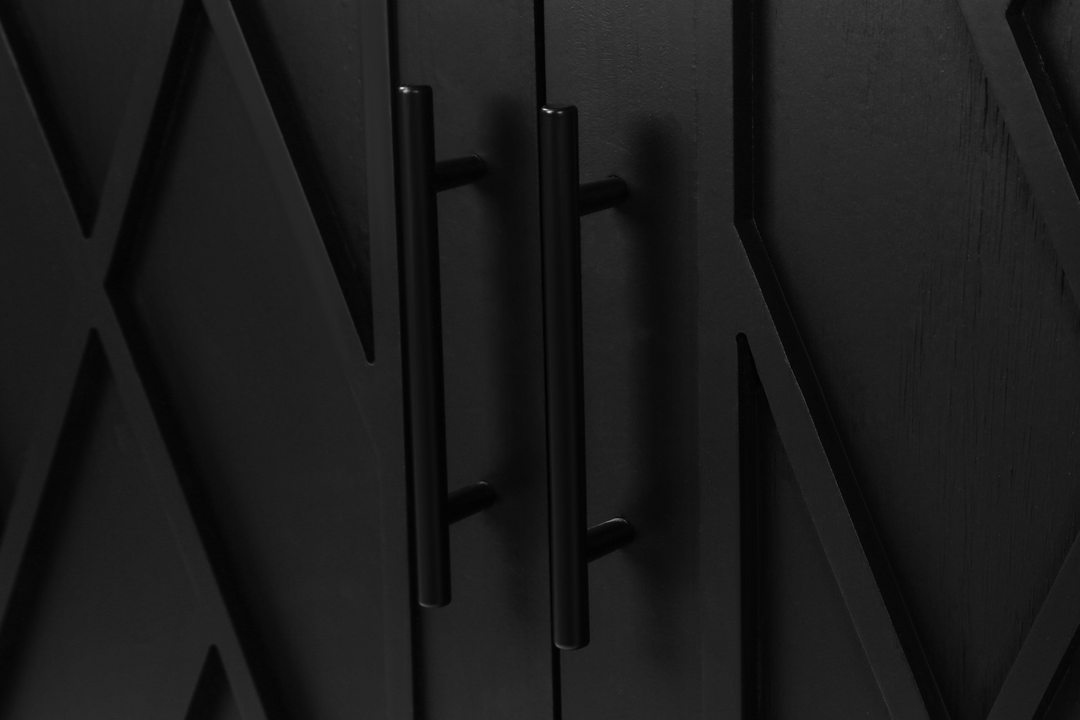 Buy farmhouse furniture Mediterranean Blue Lacquered Wooden Modern Farmhouse Buffet Cabinet Sideboard - Modern Cottage Farmhouse Furniture