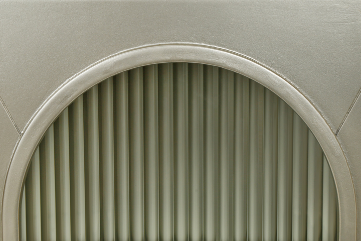 Teal TV Stand for 65+ Inch TV Console with Storage Cabinet & Shelves for Living Room - Mediterranean Italian Contemporary Home Decor Furniture