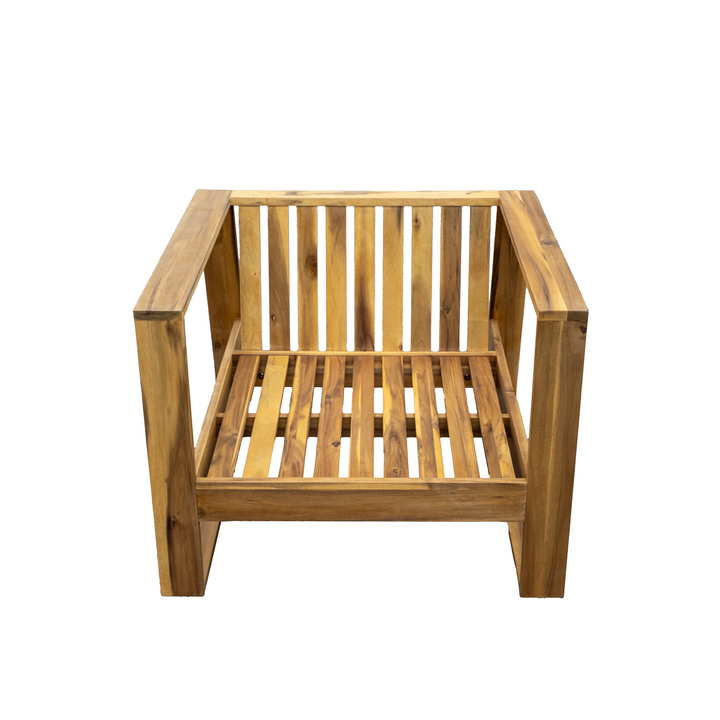 Buy farmhouse furniture Acacia Wood Outdoor Lounge Set | Patio, Balcony &amp; Garden Furniture with Cushions - Modern Cottage Farmhouse Furniture