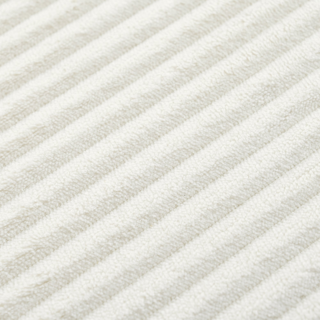 Le Marie • White L-Shaped Modular Modern European Farmhouse Style Sofa Bed in Corduroy - Mediterranean Italian Contemporary Home Decor Furniture