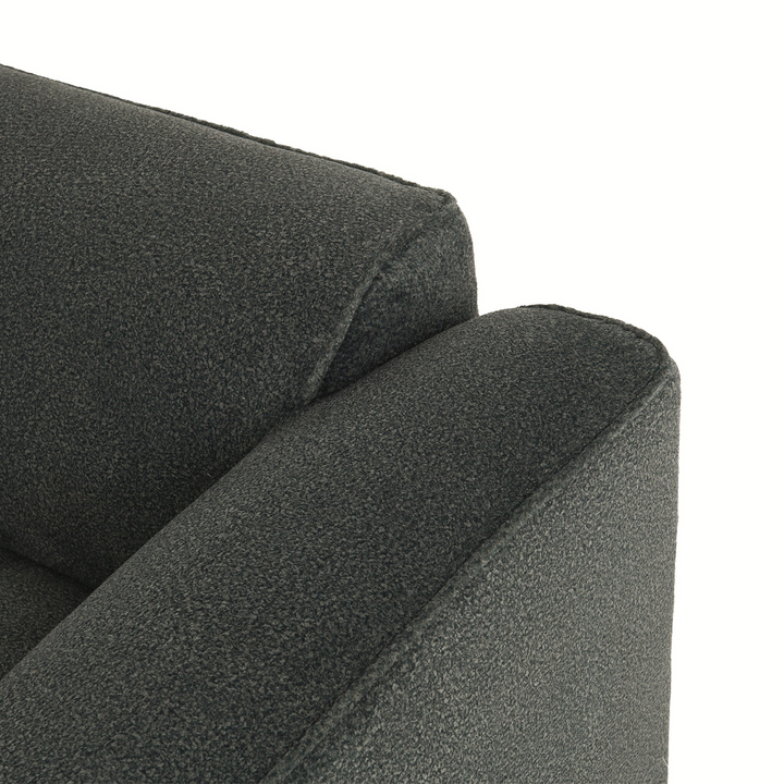 Buy farmhouse furniture Luxury living-room double-needle velvet sofa with sponge seat cushions and detachable stool - Modern Cottage Farmhouse Furniture
