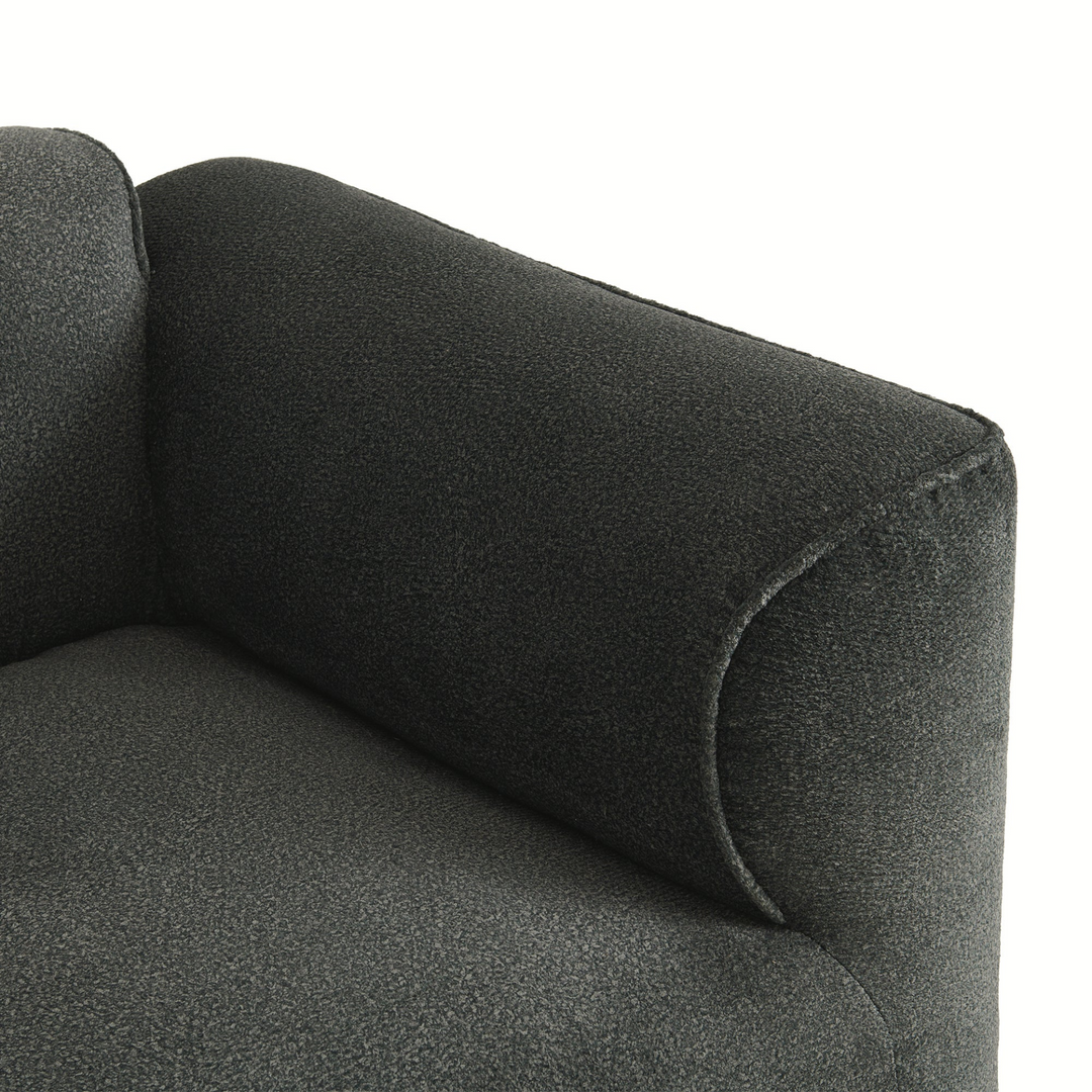 Buy farmhouse furniture Luxury living-room double-needle velvet sofa with sponge seat cushions and detachable stool - Modern Cottage Farmhouse Furniture
