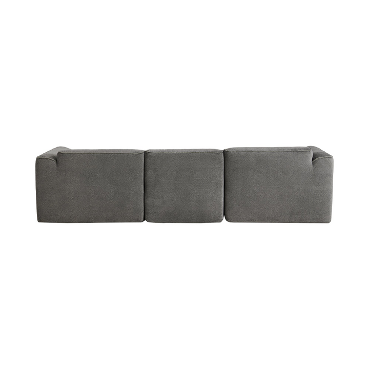 Buy farmhouse furniture Luxury living-room double-needle velvet sofa with sponge seat cushions and detachable stool - Modern Cottage Farmhouse Furniture