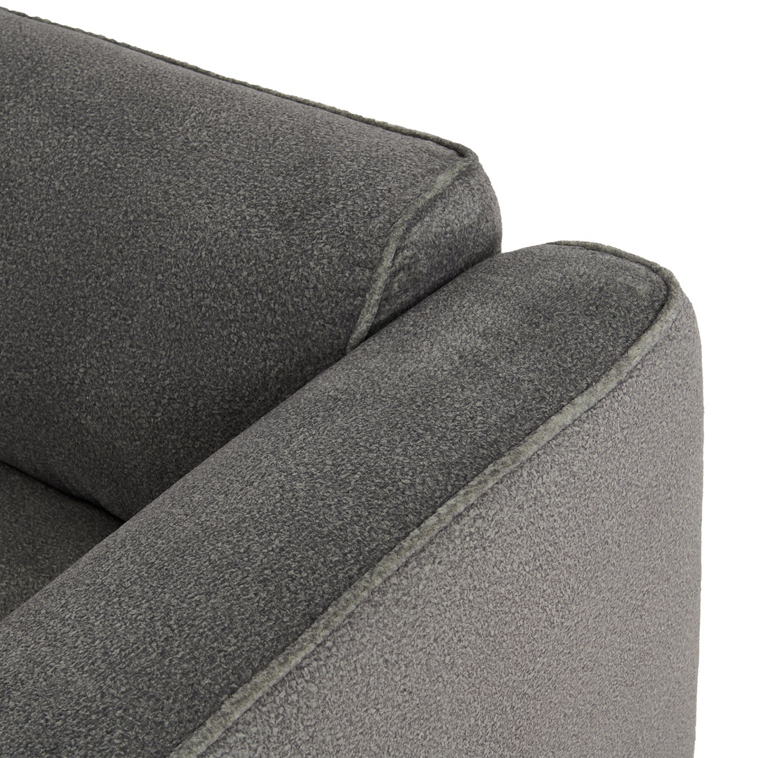 Buy farmhouse furniture Luxury living-room double-needle velvet sofa with sponge seat cushions and detachable stool - Modern Cottage Farmhouse Furniture