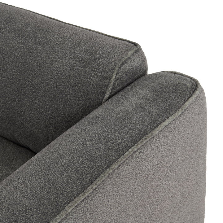 Buy farmhouse furniture Luxury living-room double-needle velvet sofa with sponge seat cushions and detachable stool - Modern Cottage Farmhouse Furniture