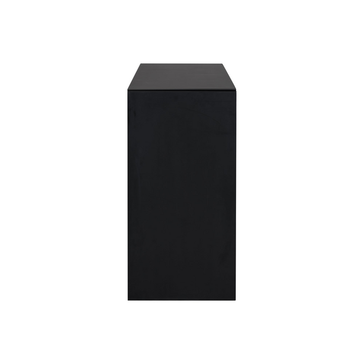 Kavala Greece Veneer Foyer Table with Wavy Design - Modern Mediterranean Home Accent Furniture - Mediterranean Italian Contemporary Home Decor Furniture