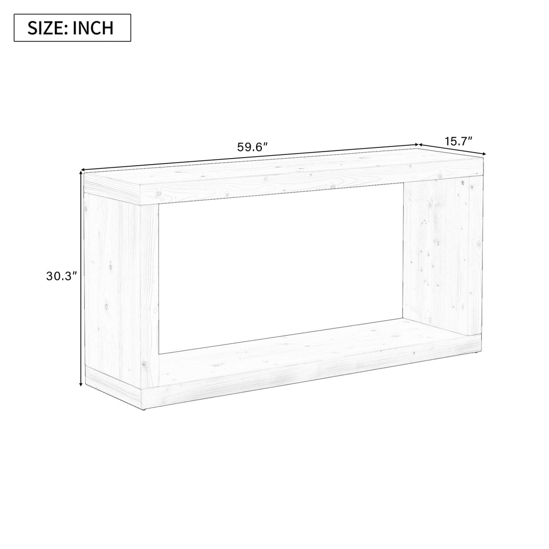 Modern Minimalist Square Entrance Table Foyer - Easy Assembly, Stylish Design, Versatile Usage - Mediterranean Italian Contemporary Home Decor Furniture
