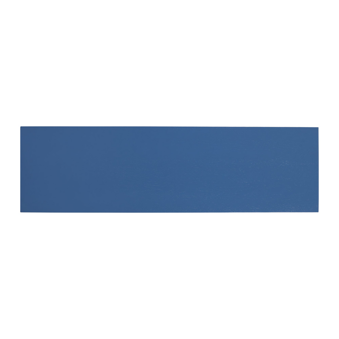 Modern Oak Veneer Console Foyer Table with Distinctive Sculpted Side Shapes - Perfect for Entryway or Living Room - Mediterranean Italian Contemporary Home Decor Furniture