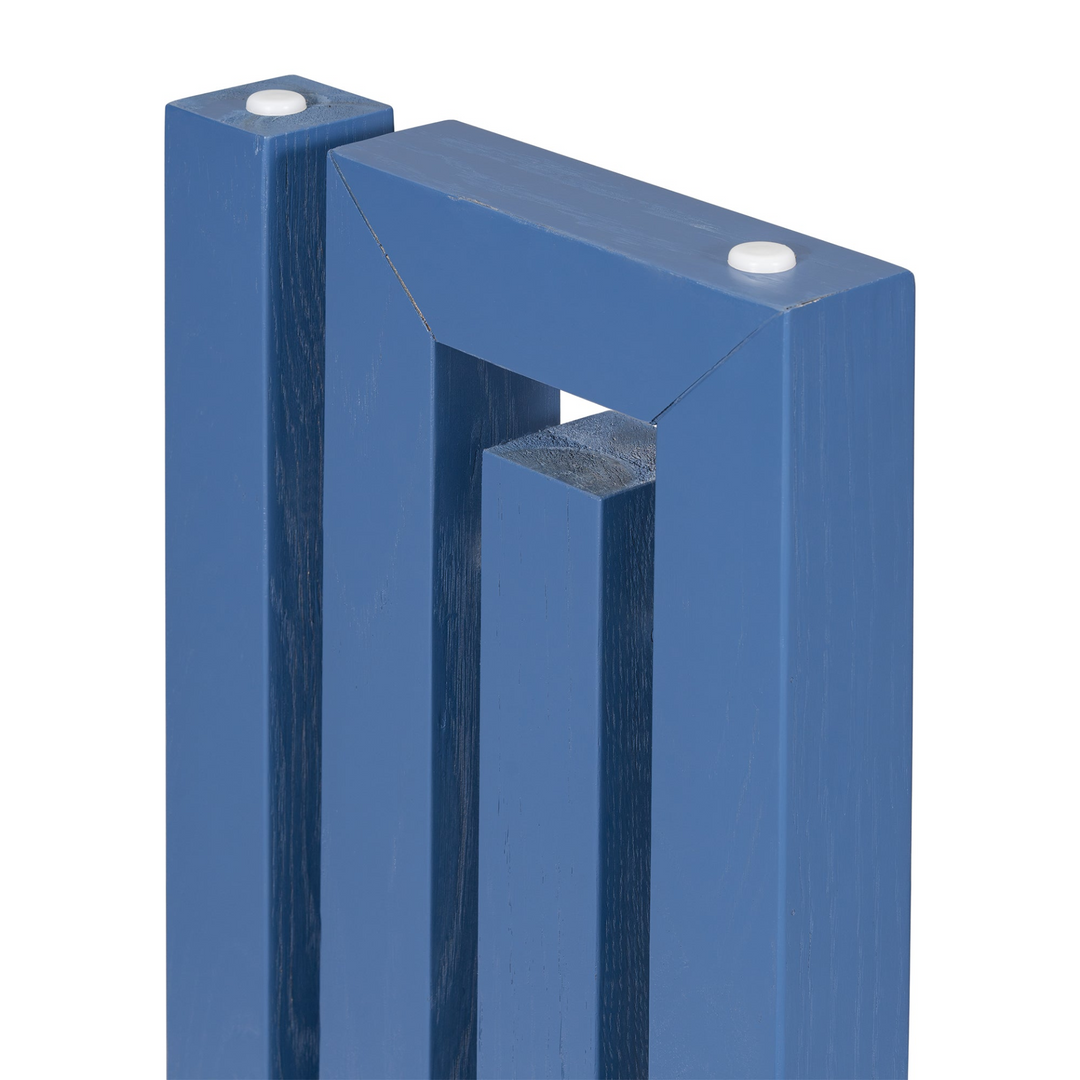 Modern Oak Veneer Console Foyer Table with Distinctive Sculpted Side Shapes - Perfect for Entryway or Living Room - Mediterranean Italian Contemporary Home Decor Furniture