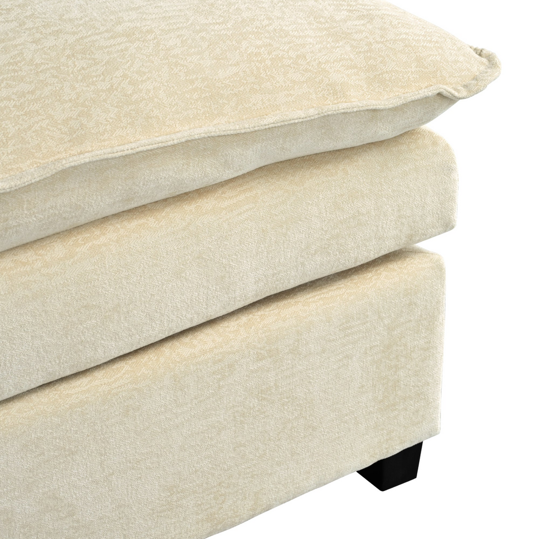 Buy farmhouse furniture U-Shaped Chenille Sectional Sofa with Adjustable Armrest and Pillows for Living Rooms, Offices - Modern Cottage Farmhouse Furniture