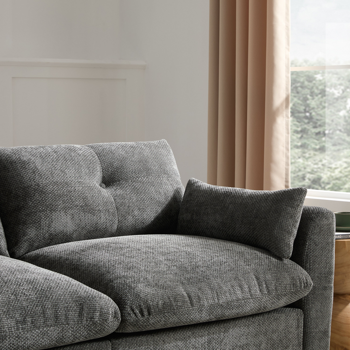 Valletta Grande Gray U-Shape Modular Contemporary sofa Mediterranean U-Shape Sofa - Mediterranean Tuscan Contemporary Home Decor Furniture