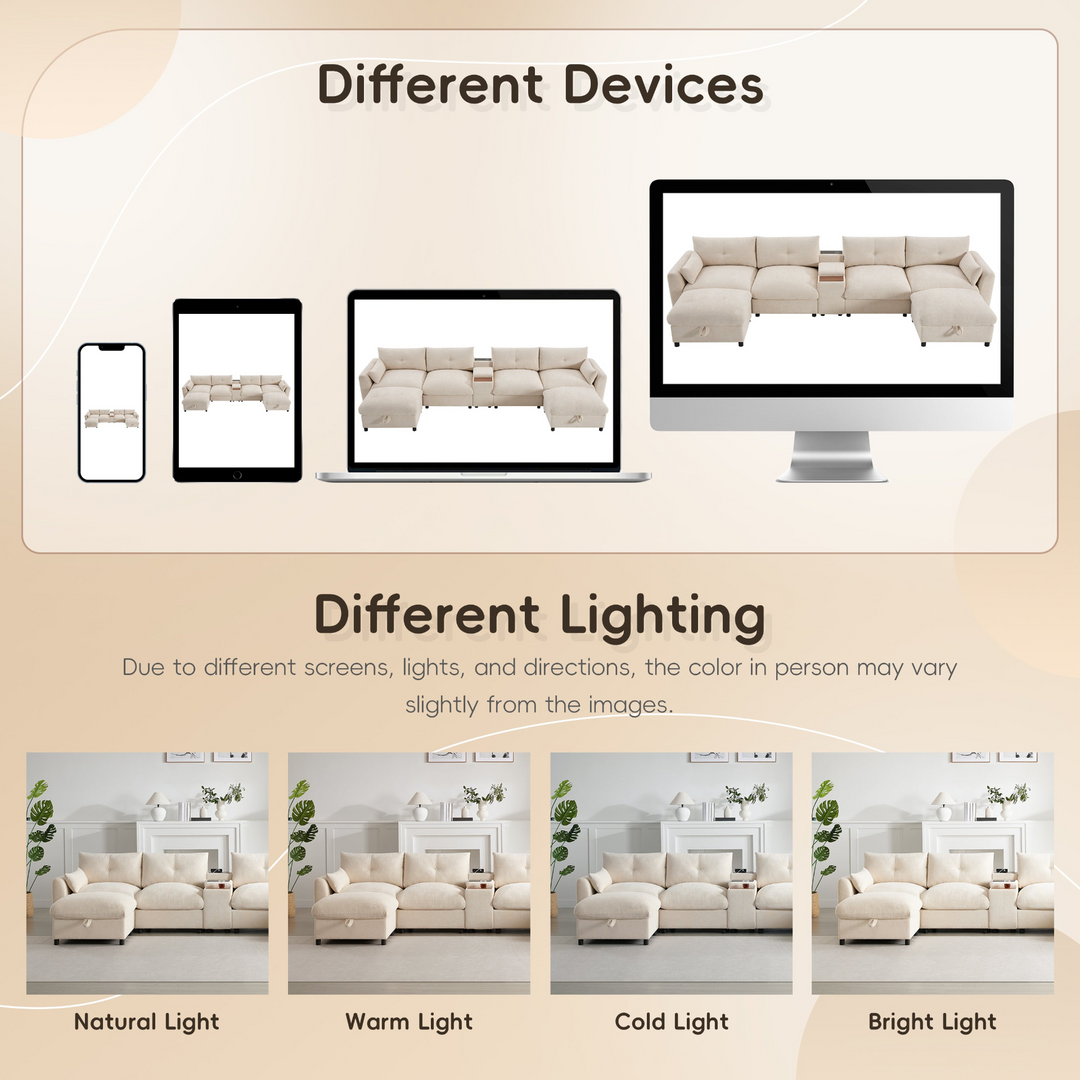 Valletta Grande Gray U-Shape Modular Contemporary sofa Mediterranean U-Shape Sofa - Mediterranean Tuscan Contemporary Home Decor Furniture