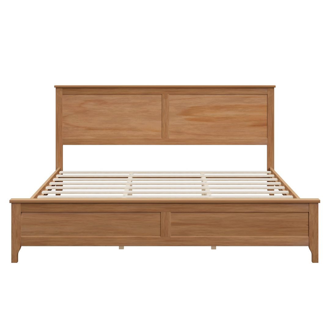 Buy farmhouse furniture Modern Farmhouse Cottage Solid Wood Platform Bed - Modern Cottage Farmhouse Furniture