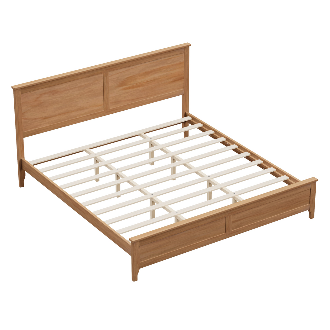 Buy farmhouse furniture Modern Farmhouse Cottage Solid Wood Platform Bed - Modern Cottage Farmhouse Furniture