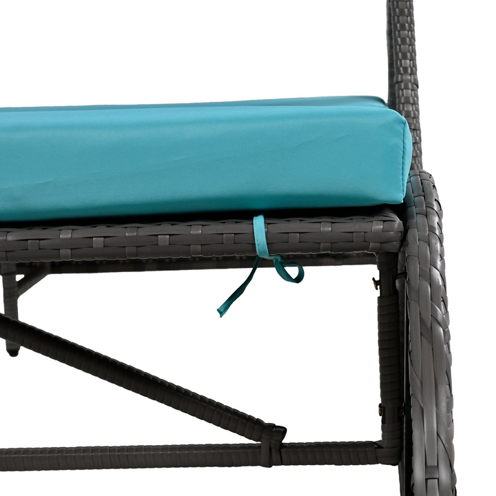 Buy farmhouse furniture Versatile Outdoor Loveseat Convertible to Four Seats & Table - Ideal for Gardens, Lawns, and Patios - Modern Cottage Farmhouse Furniture