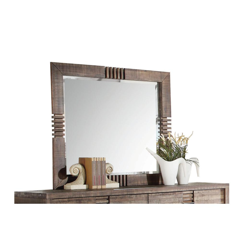 Boho Aesthetic Andria Mirror, Reclaimed Oak | Biophilic Design Airbnb Decor Furniture 