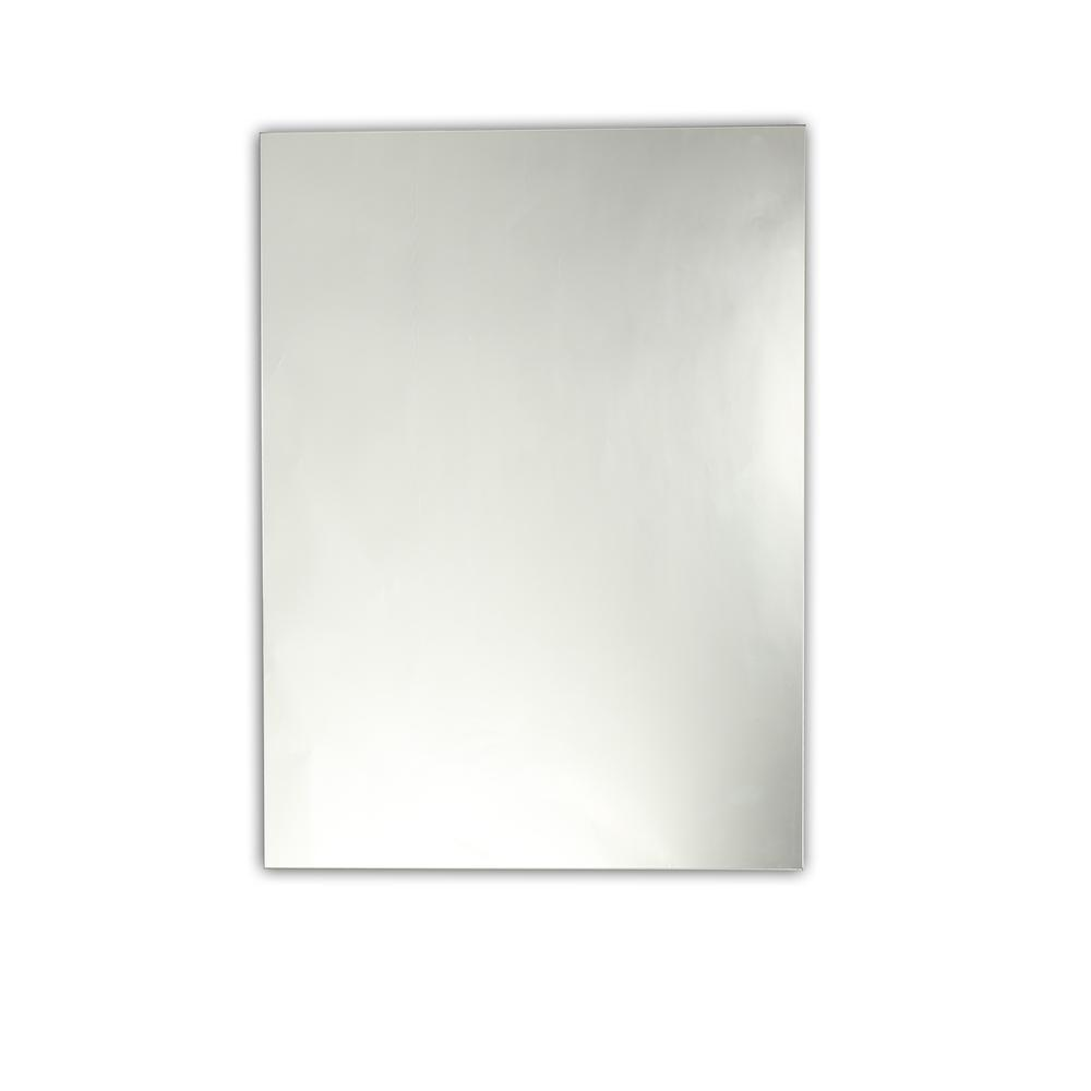Boho Aesthetic BALDWIN Large Frameless Wall Mirror 24x32 | Biophilic Design Airbnb Decor Furniture 