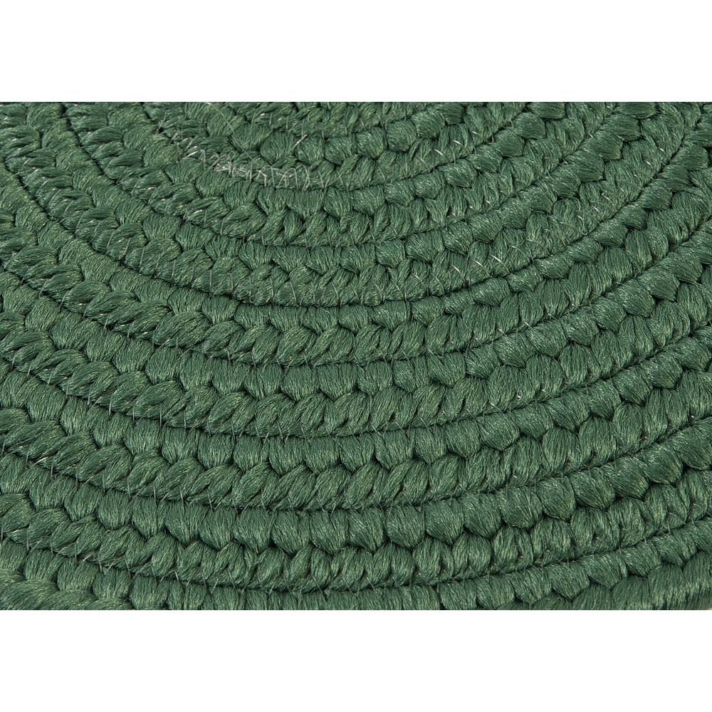 Boho Aesthetic Reversible Flat-Braid (Oval) Runner - Hunter Green 2'4"x14' | Biophilic Design Airbnb Decor Furniture 