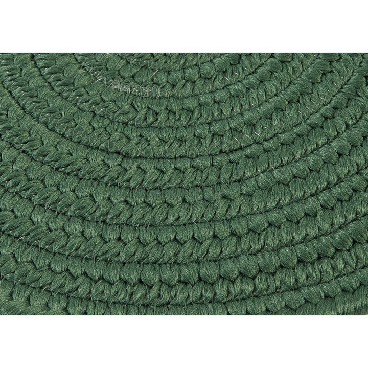 Boho Aesthetic Reversible Flat-Braid (Oval) Runner - Hunter Green 2'4"x14' | Biophilic Design Airbnb Decor Furniture 