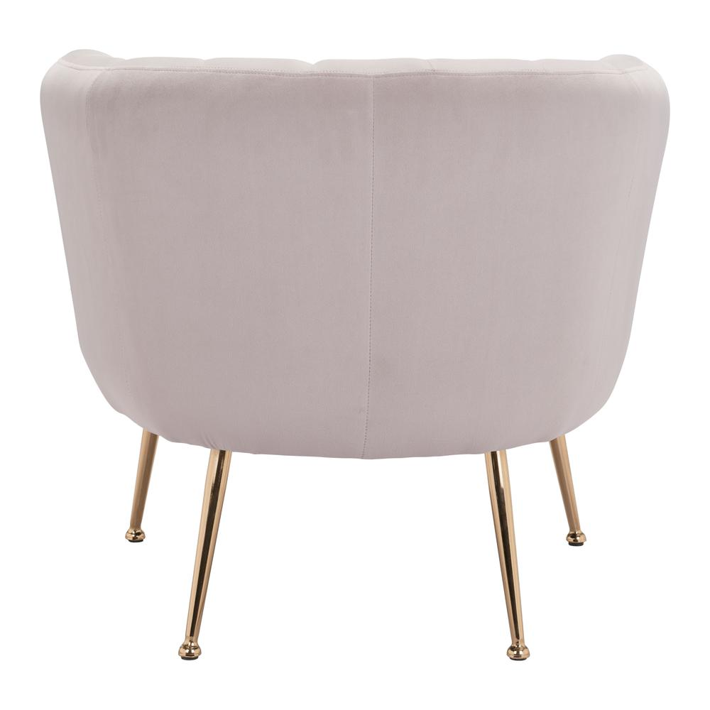 Boho Aesthetic Beige Mid Century Accent Chair with gold Legs | Biophilic Design Airbnb Decor Furniture 