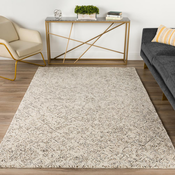 Boho Aesthetic Delilah ADL31CO9X13 Brown, Area Rug | Biophilic Design Airbnb Decor Furniture 