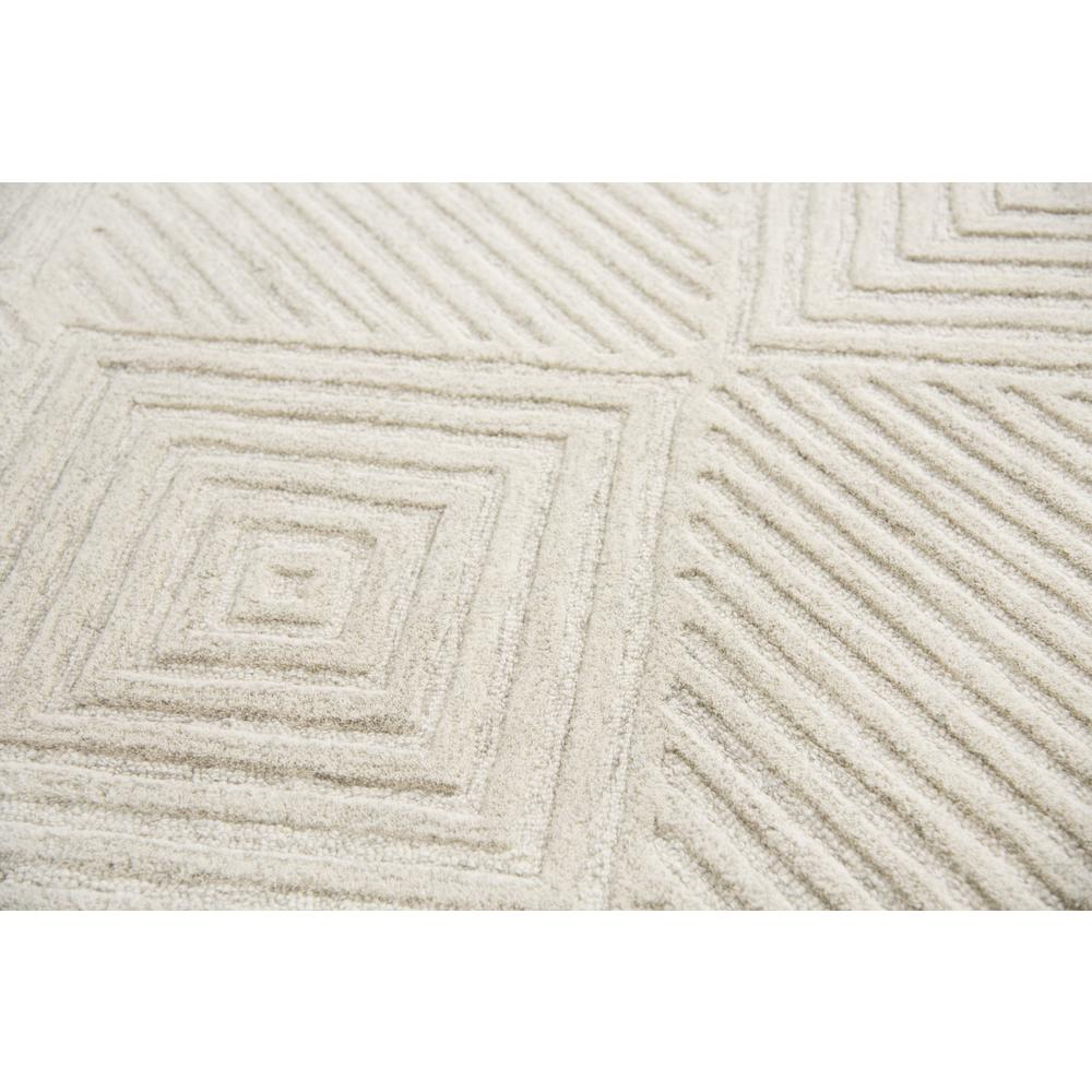 Buy farmhouse furniture Hand Tufted Cut &amp; Loop Pile Wool Rug, 9&