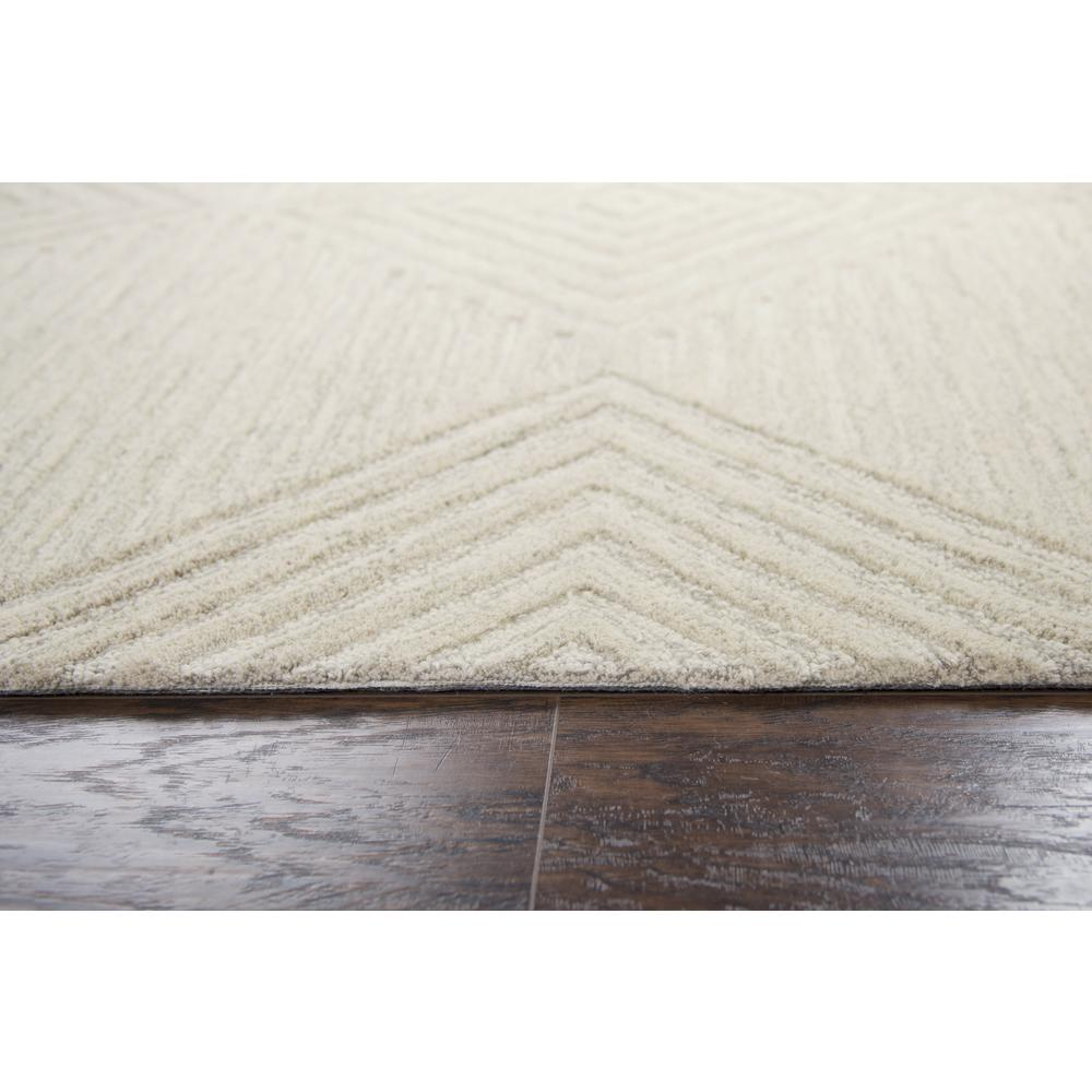 Buy farmhouse furniture Hand Tufted Cut &amp; Loop Pile Wool Rug, 8&