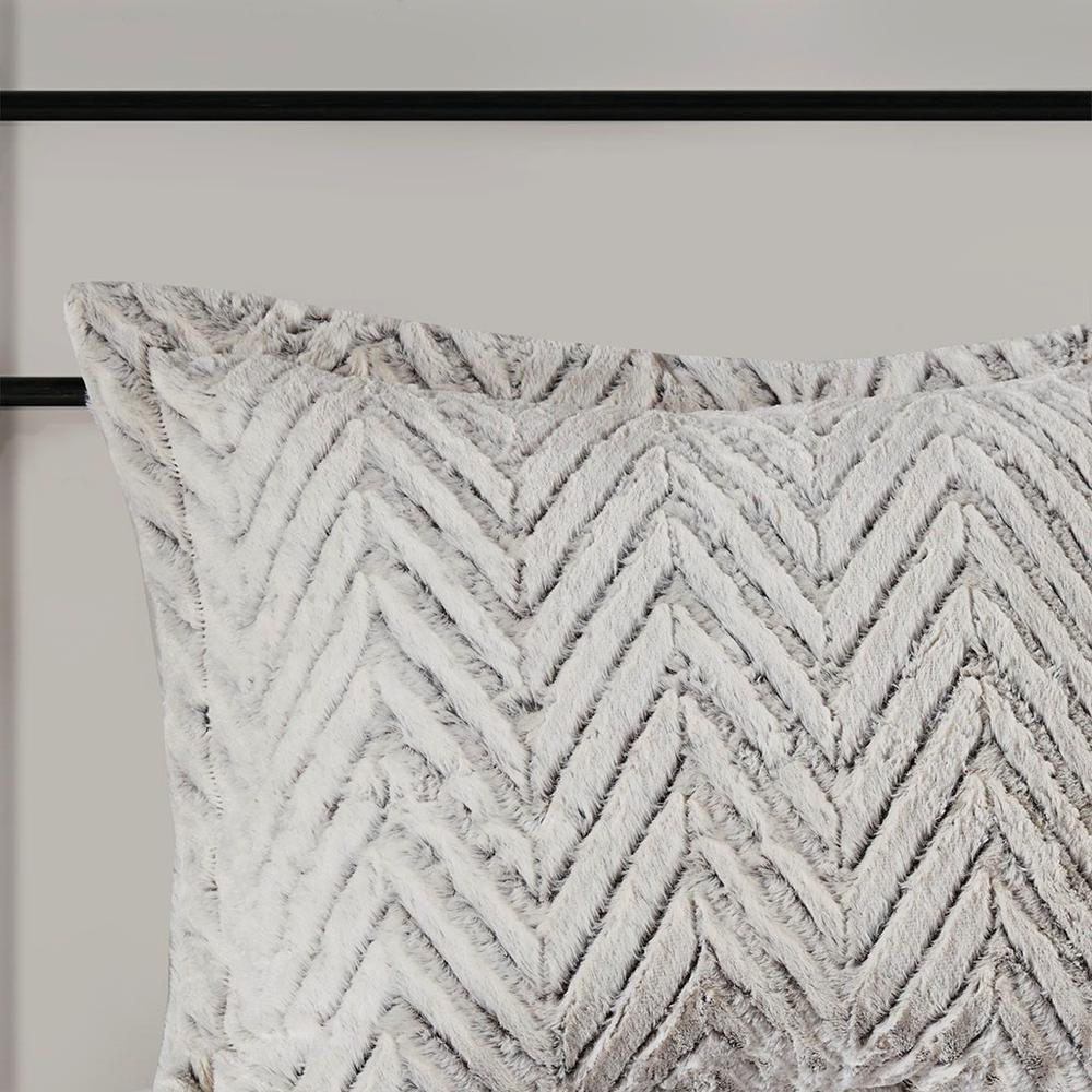 Boho Aesthetic Modern Brushed Long Fur Duvet Cover Set, Full/Queen | Biophilic Design Airbnb Decor Furniture 
