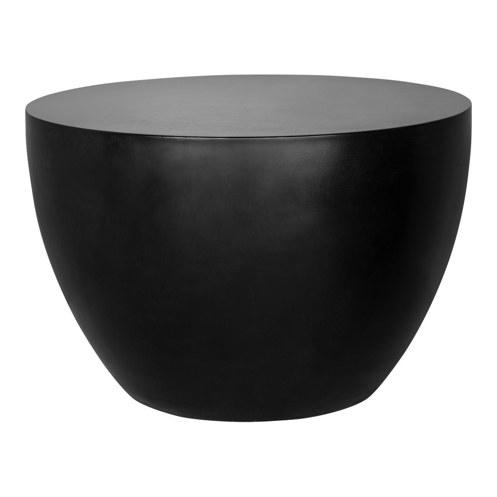 Boho Aesthetic Obsidian | Black Modern Contemporary Side Table | Biophilic Design Airbnb Decor Furniture 