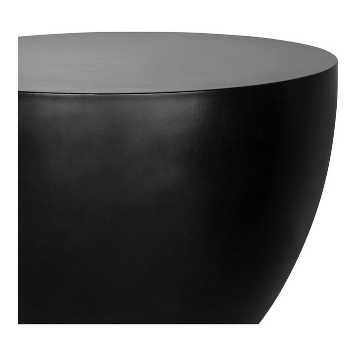 Boho Aesthetic Obsidian | Black Modern Contemporary Side Table | Biophilic Design Airbnb Decor Furniture 
