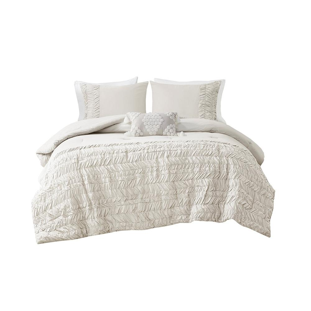 Boho Aesthetic Grand Est ・ 100% Cotton Comforter Set | Biophilic Design Airbnb Decor Furniture 