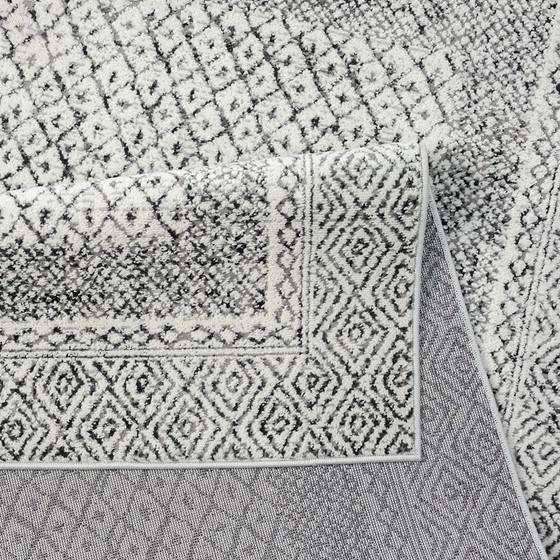 Boho Aesthetic Témara | Modern Boho Moroccan Soft Pile Woven Area Rug | Biophilic Design Airbnb Decor Furniture 