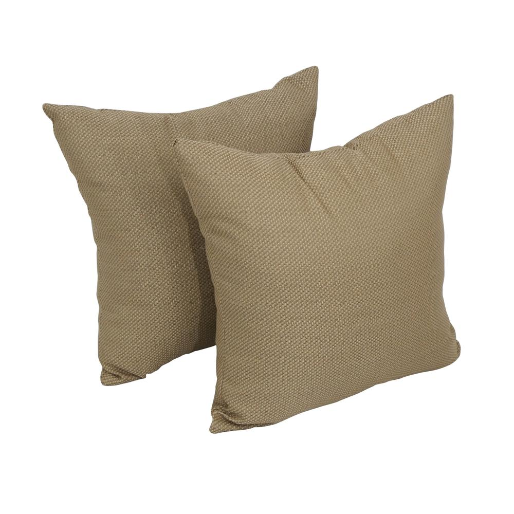 17-inch Square Premium Polyester Outdoor Throw Pillows (Set of 2) 9910-S2-PO-012 - Modern Cottage Farmhouse Furniture