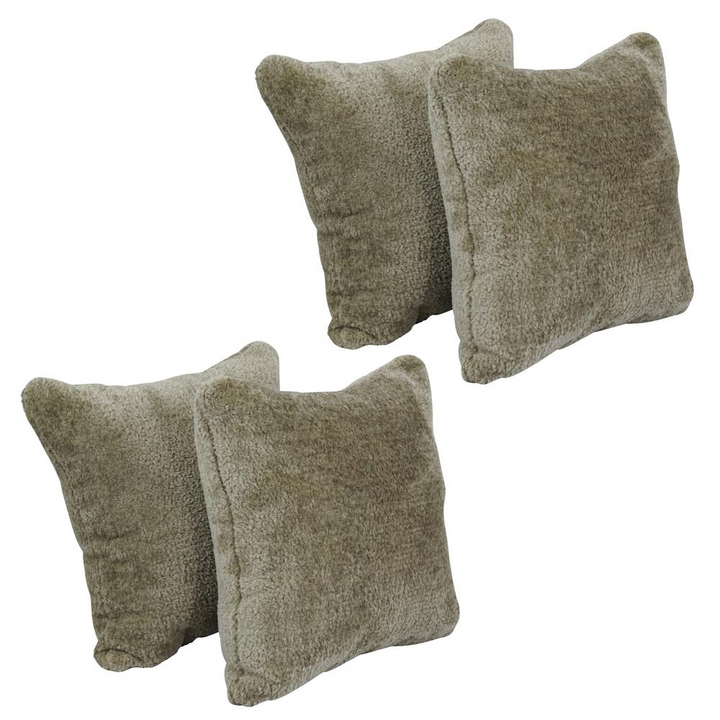 Buy farmhouse furniture Buy Best Farmhouse Throw Pillows | 17-inch Jacquard Cottage Farmhouse Pillow Set of 4 – Pattern 154 - Modern Cottage Farmhouse Furniture
