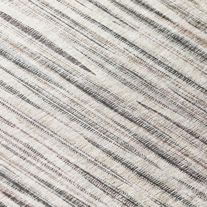 Boho Aesthetic Large Striped Beige Contemporary Abstract Area Rug for Living Room 5' x 7'6" | Biophilic Design Airbnb Decor Furniture 
