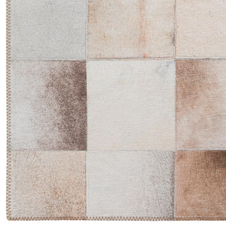 Boho Aesthetic Laredo Taupe Animal Patchwork 8' x 10' Area Rug Taupe ALR40 | Biophilic Design Airbnb Decor Furniture 