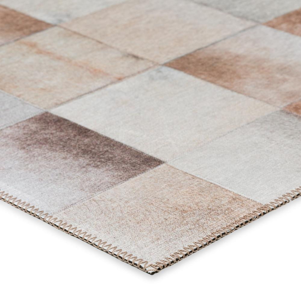 Boho Aesthetic Laredo Taupe Animal Patchwork 8' x 10' Area Rug Taupe ALR40 | Biophilic Design Airbnb Decor Furniture 