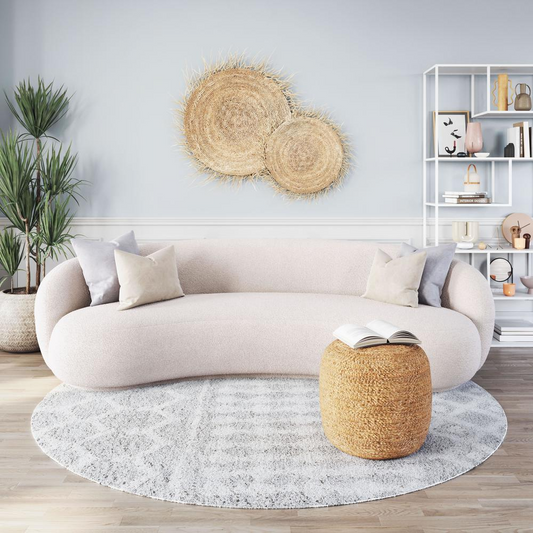 Le Vienne | Modern Beige Large Curved Lounge Sofa | order couch online - buy sofa -buy sofa online