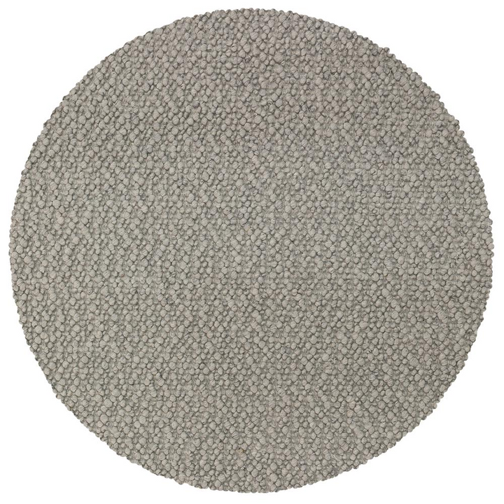Boho Aesthetic Large Modern and Contemporary Silver 12' x 12' Round Rug | Biophilic Design Airbnb Decor Furniture 