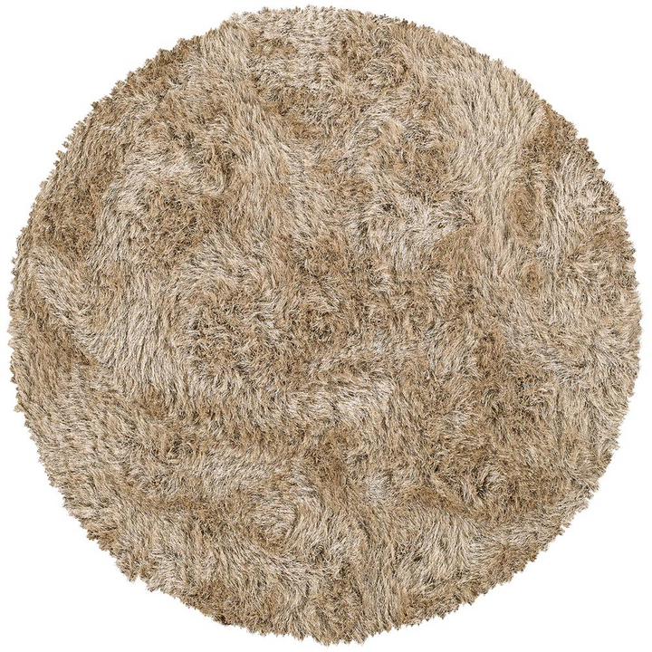 Boho Aesthetic Impact | Sand Large Modern Circle Round Rug 10' x 10' Round Rug | Biophilic Design Airbnb Decor Furniture 