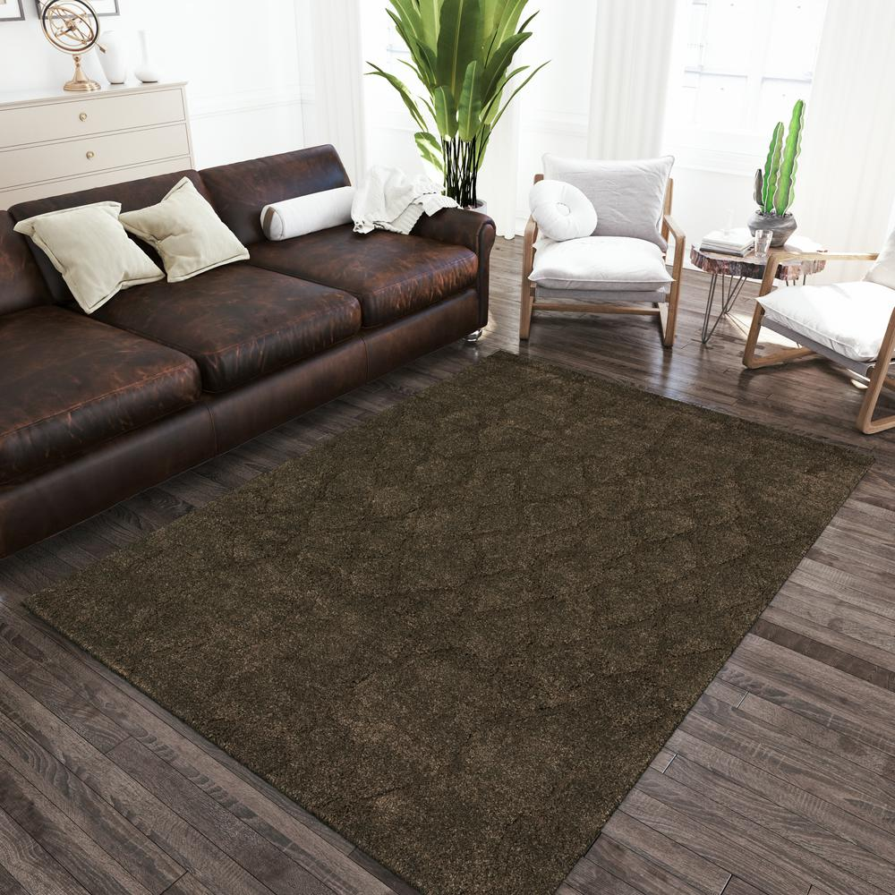 Buy Best Farmhouse Rug | Cafe | Modern Large Taupe 8' x 10' Rug ...
